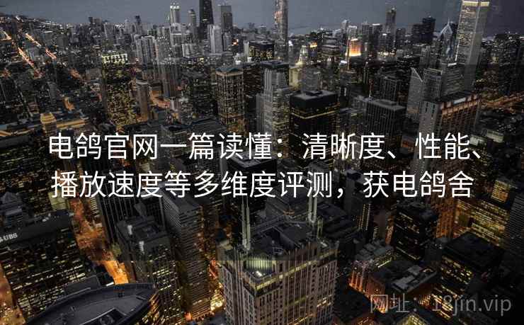 电鸽官网一篇读懂:清晰度、性能、播放速度等多维度评测,获电鸽舍 第1张 电鸽官网一篇读懂:清晰度、性能、播放速度等多维度评测,获电鸽舍 第1张