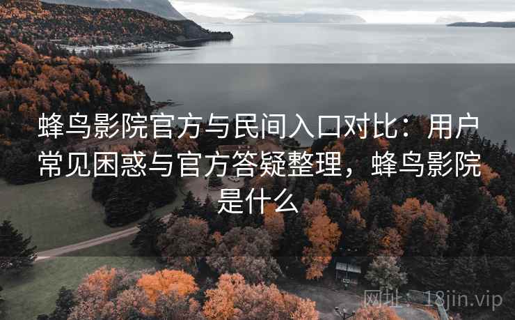 蜂鸟影院官方与民间入口对比：用户常见困惑与官方答疑整理，蜂鸟影院是什么  第1张