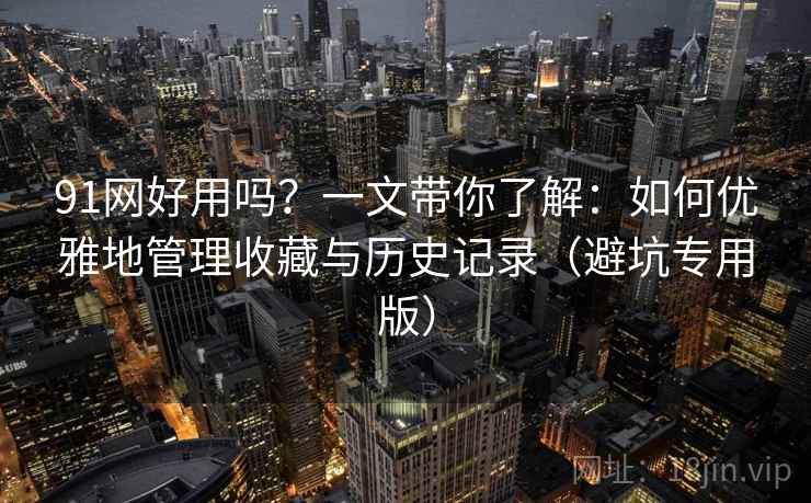 91网好用吗?一文带你了解:如何优雅地管理收藏与历史记录(避坑专用版) 第1张 91网好用吗?一文带你了解:如何优雅地管理收藏与历史记录(避坑专用版) 第1张