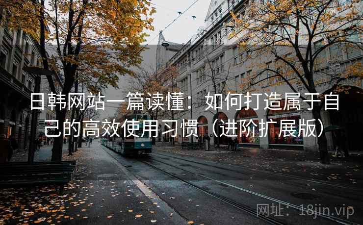 日韩网站一篇读懂：如何打造属于自己的高效使用习惯（进阶扩展版）  第2张