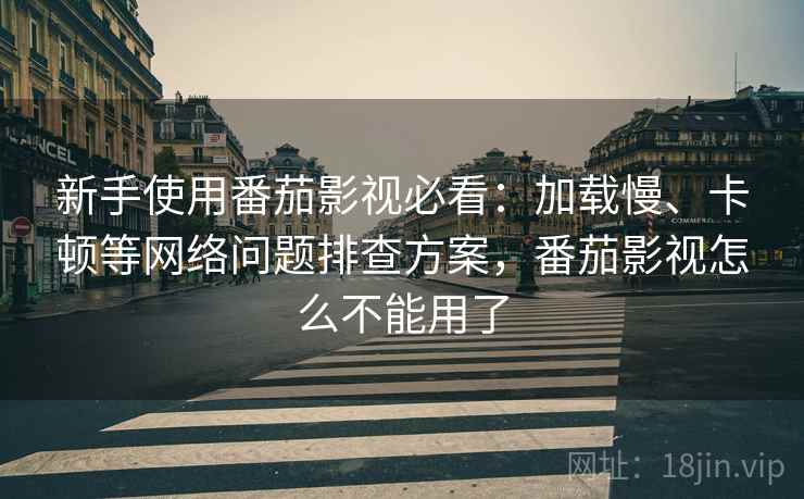 新手使用番茄影视必看：加载慢、卡顿等网络问题排查方案，番茄影视怎么不能用了