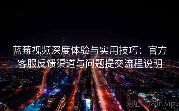 蓝莓视频深度体验与实用技巧：官方客服反馈渠道与问题提交流程说明