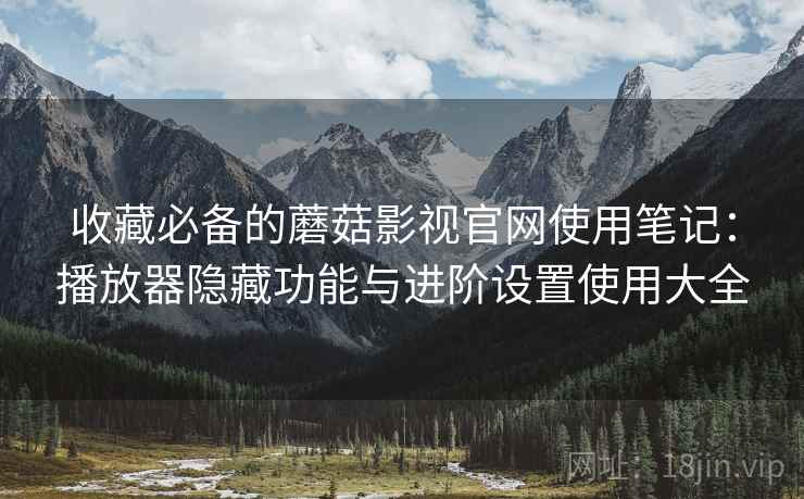 收藏必备的蘑菇影视官网使用笔记：播放器隐藏功能与进阶设置使用大全  第2张